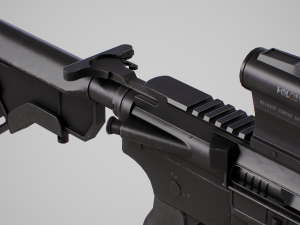 AR15 Assault Rifle 3D Model