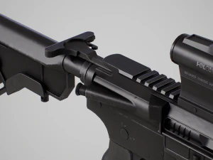 AR15 Assault Rifle 3D Model