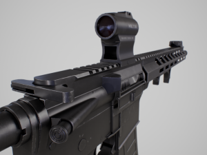AR15 Assault Rifle 3D Model