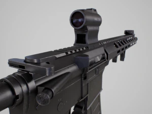 AR15 Assault Rifle 3D Model