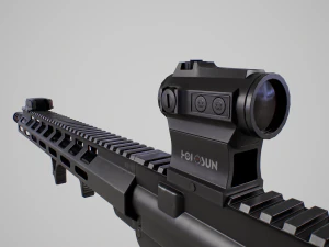 AR15 Assault Rifle 3D Model