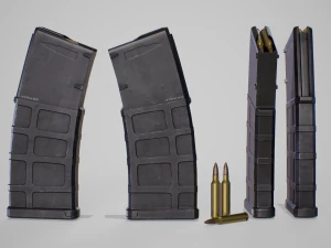 AR15 Assault Rifle 3D Model