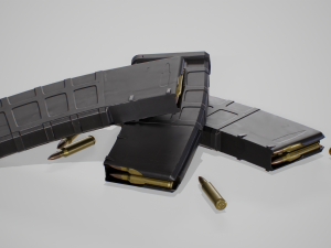 AR15 Assault Rifle 3D Model