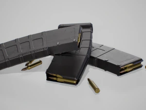 AR15 Assault Rifle 3D Model