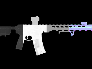 AR15 Assault Rifle 3D Model