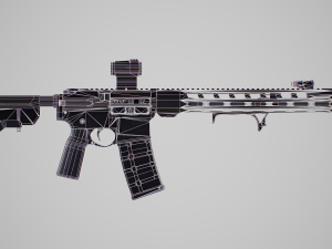 AR15 Assault Rifle 3D Model
