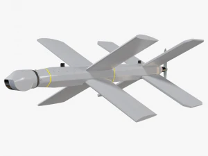 Lancet Drone Y&uuml;ksek Poli 3D Model