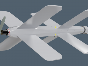 Lancet Drone High Poly 3D 모델