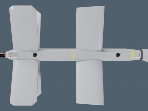 Lancet Drone High Poly 3D 모델