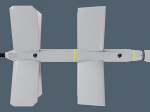 Lancet Drone High Poly 3D Model