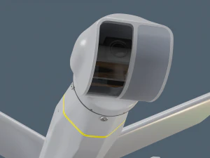 Lancet Drone High Poly 3D Model