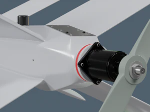 Lancet Drone High Poly 3D Model