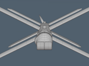 Lancet Drone High Poly 3D 모델