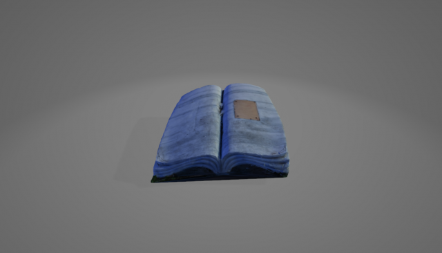 Stone Book Modello 3D .c4d .max .obj .3ds .fbx .stl .blend 