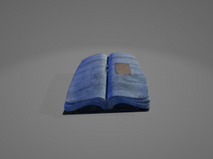Stone Book 3D Model