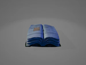 Stone Book 3D Model