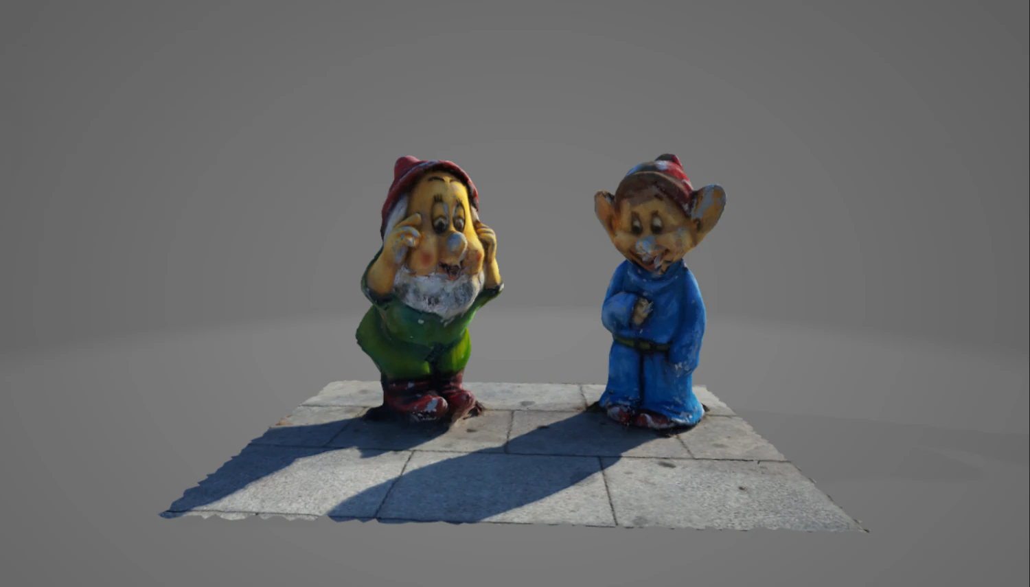 Dwarfs 3D Model .c4d .max .obj .3ds .fbx .stl .blend 