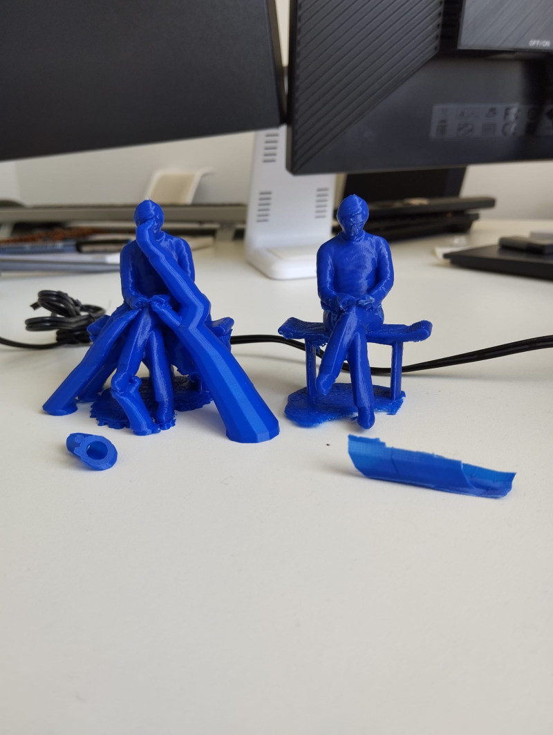 Kitap Okuyan Adam 3D Print Model .c4d .max .obj .3ds .fbx .stl .blend 