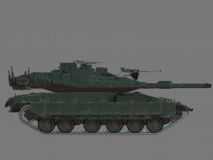 Merkava Mk 4M 3D Модель