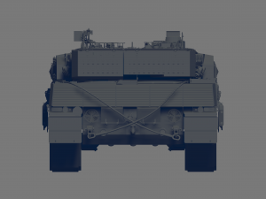 Leopard 2 PL 3D Model