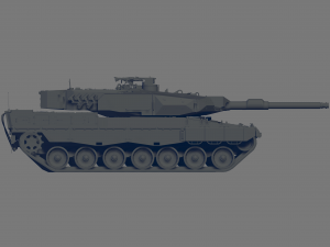 Leopard 2 PL 3D Model