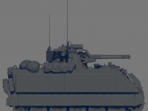 M163 Tank 3Dモデル