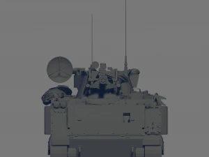 M163 Tank 3D Model