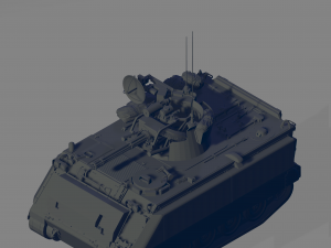 M163 Tank 3Dモデル