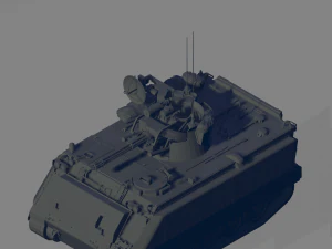 M163 Tank 3D Model