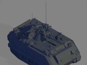 M163 Tank 3Dモデル