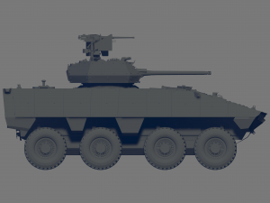 VBCI-2 MCT30 3D Model