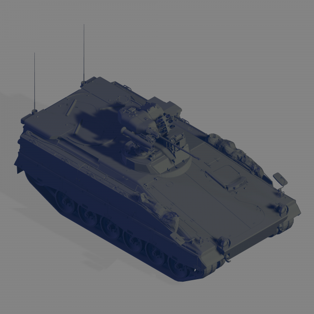 Marder 1A3 3Dモデル .c4d .max .obj .3ds .fbx .stl .blend 