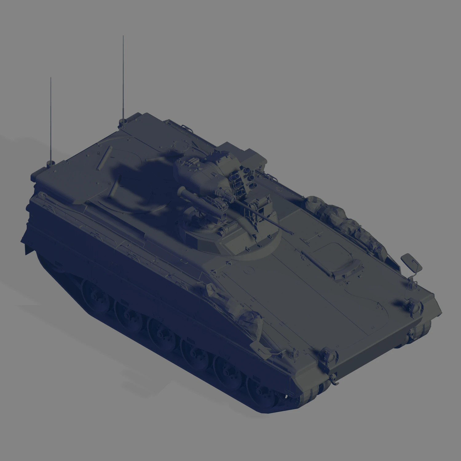 Marder 1A3 3D Model .c4d .max .obj .3ds .fbx .stl .blend 