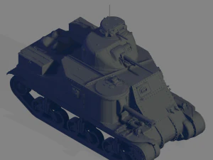 M3 リー戦車 3Dモデル