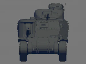 M3 Lee Tank 3D Model