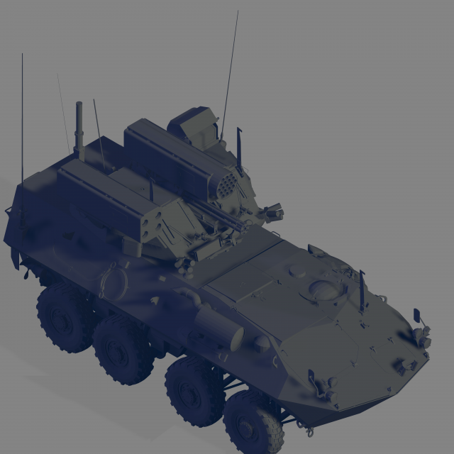 LAV-AD 3Dモデル .c4d .max .obj .3ds .fbx .stl .blend 