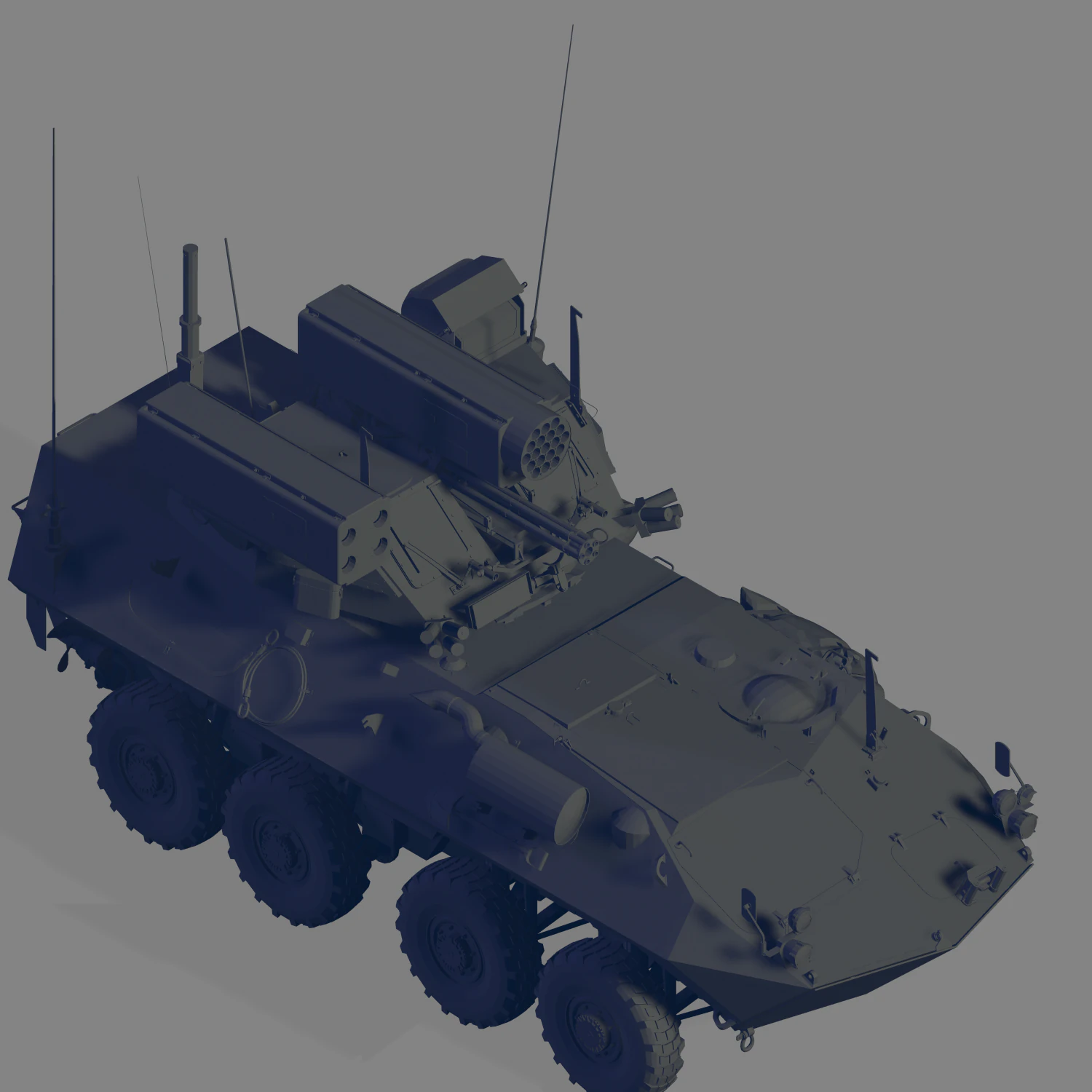 LAV-AD 3D Model .c4d .max .obj .3ds .fbx .stl .blend 