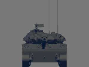M551 Tank Modelo 3D