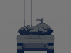 M551 Tank Modelo 3D