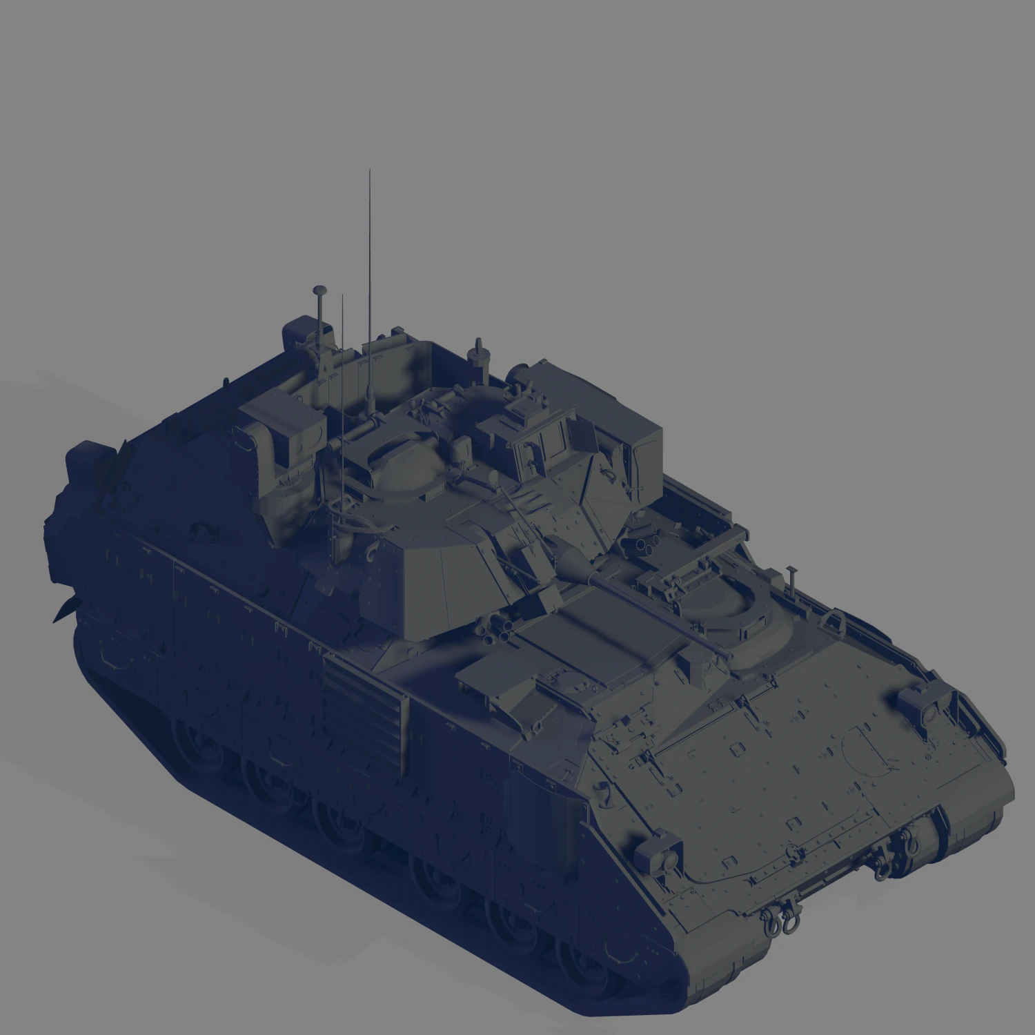 M3A3 Bradley 3D Model .c4d .max .obj .3ds .fbx .stl .blend 