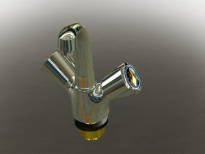 Water Tap Moving Basin Mixture 3D Принт Модель