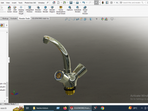 Water Tap Moving Basin Mixture 3D Принт Модель