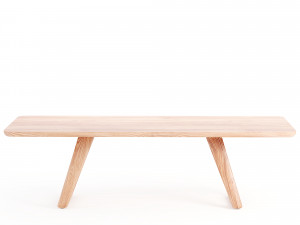 Wooden dining table 3D 模型
