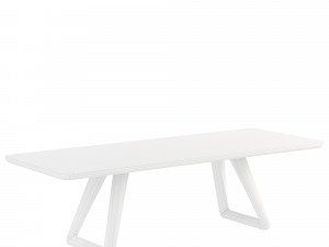Wooden dining table 3D 模型