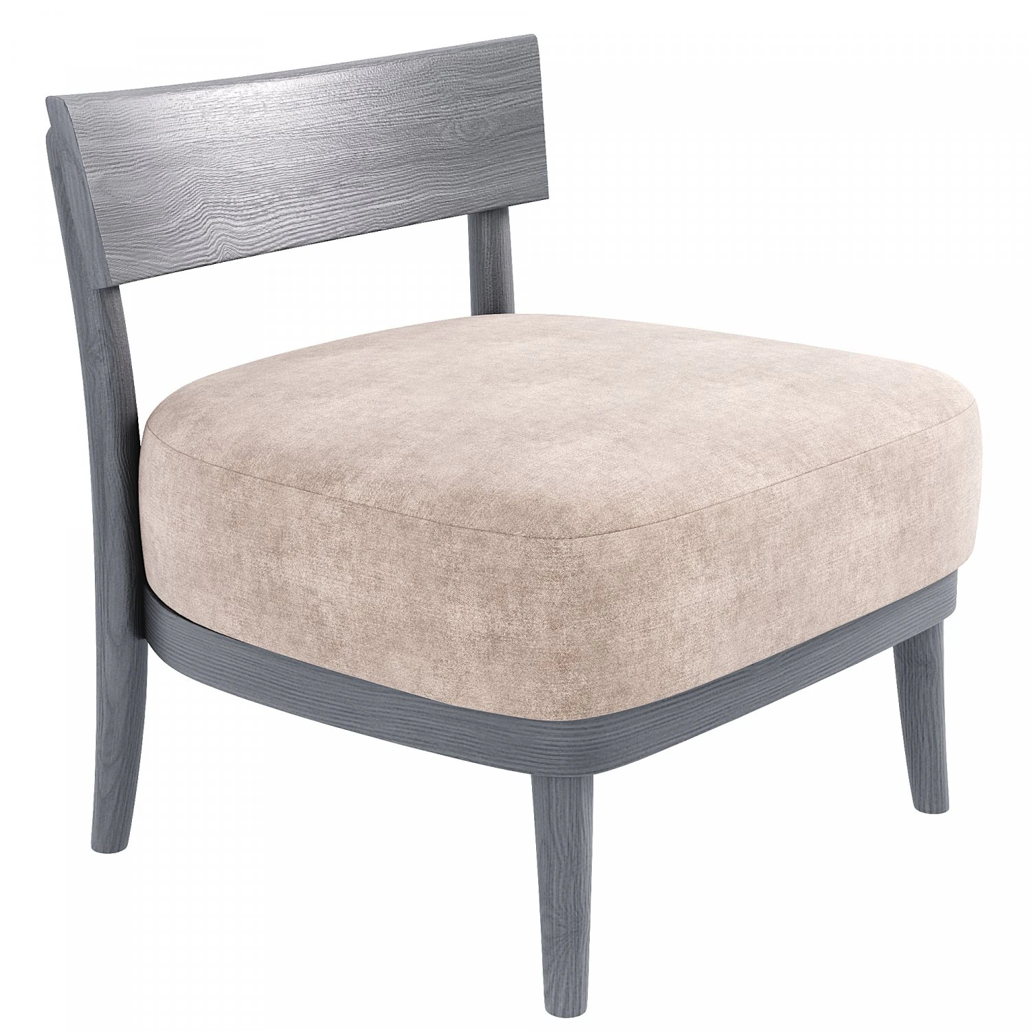 CHERISH LOUNGE armchair 3D Model .c4d .max .obj .3ds .fbx .stl .blend