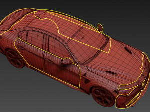 Alfa Romeo Giulia Quadrifoglio 2016 3D Model