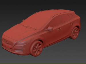 Volvo V40 CrossCountry 2013 3D 모델