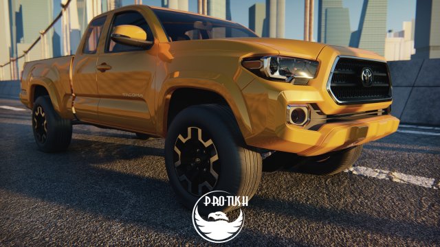 Toyota Tacoma TRD Off-Road 2018 3D Model .c4d .max .obj .3ds .fbx .stl .blend 