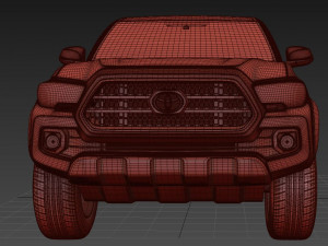 Toyota Tacoma TRD Off-Road 2018 3D Model