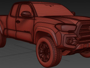 Toyota Tacoma TRD Off-Road 2018 3D Model